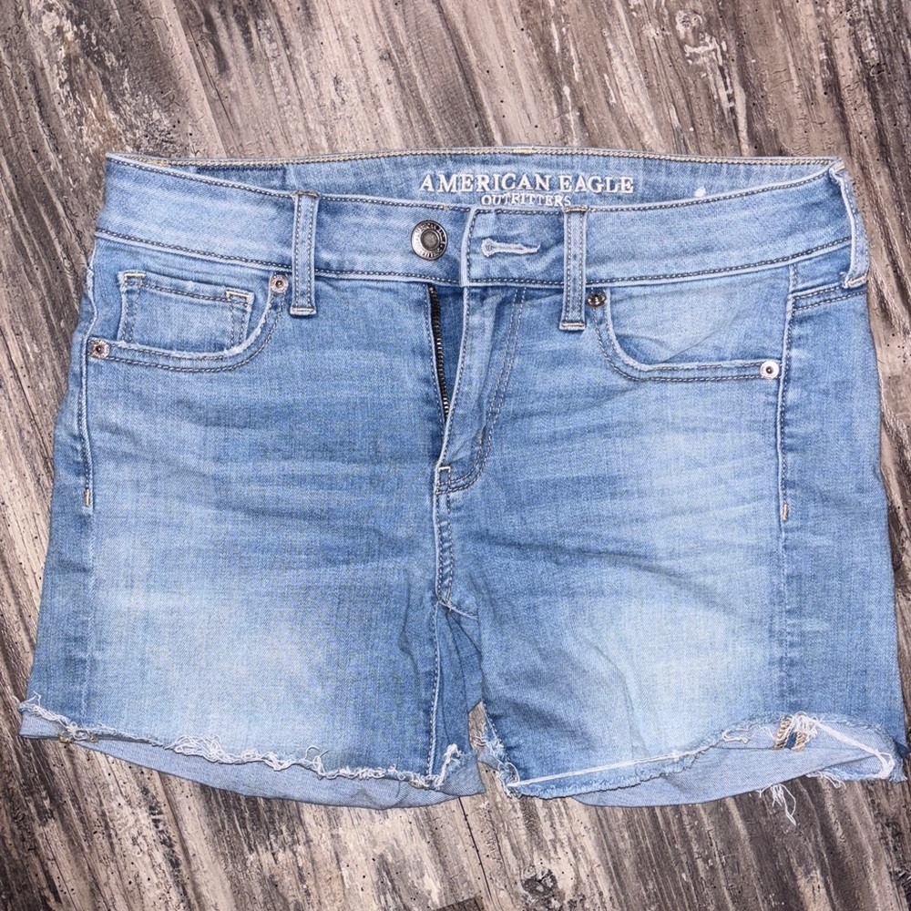 American Eagle Outfitters Light Blue Jean Shorts